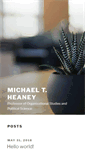 Mobile Screenshot of michaeltheaney.com